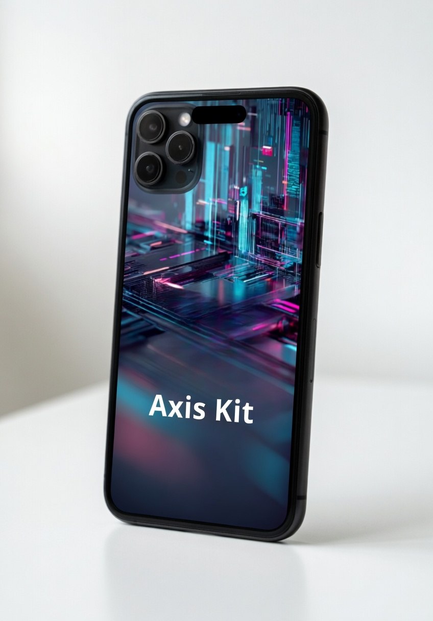 Phone displaying "Axis Kit"