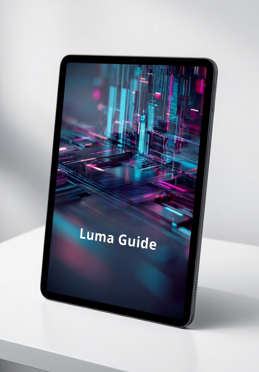 Tfblet displaying "Luma Guide"